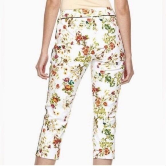 Disney Alice in Wonderland Through The Looking Glass Floral Print Women's Pants - Picture 3 of 13